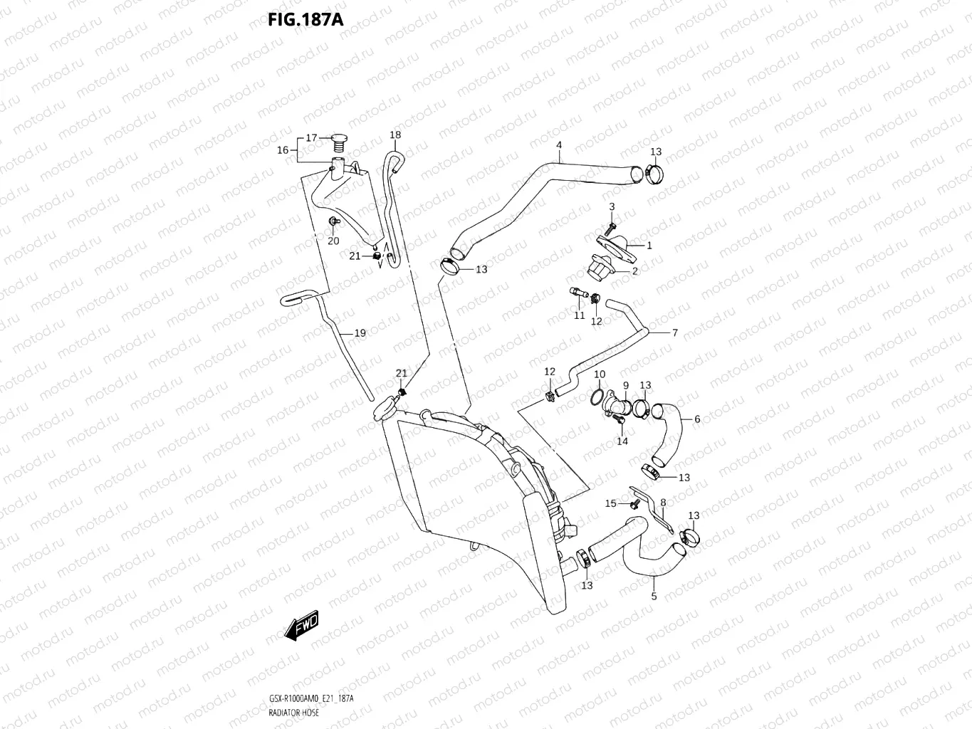 187A - RADIATOR HOSE