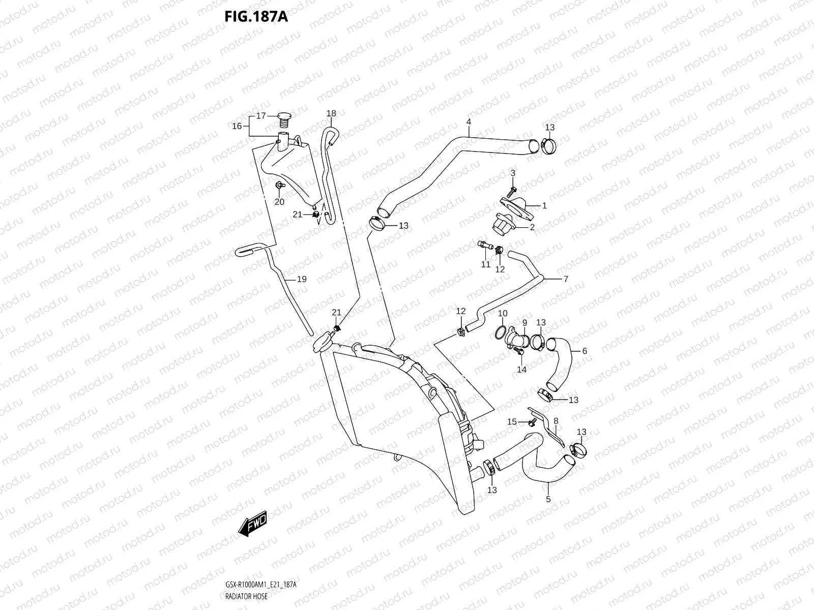 187A - RADIATOR HOSE