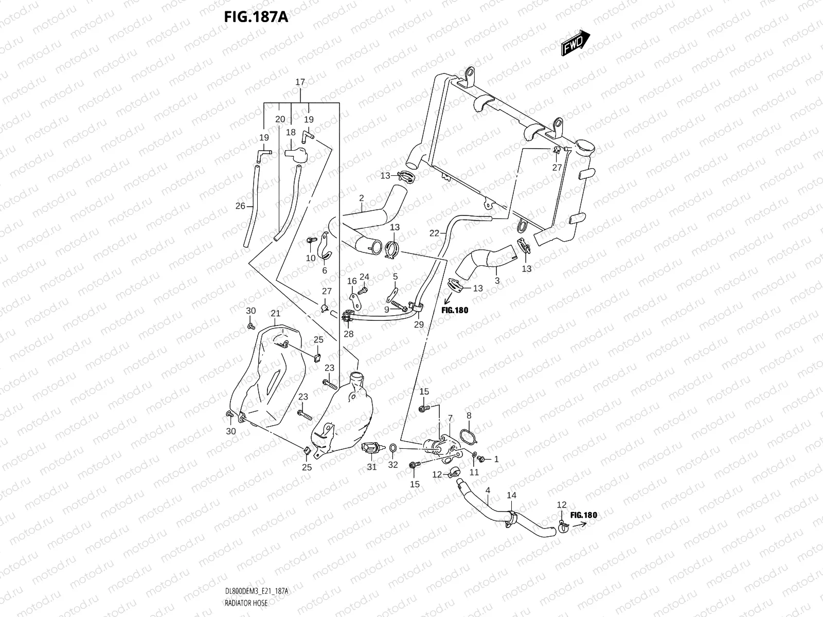 187A - RADIATOR HOSE