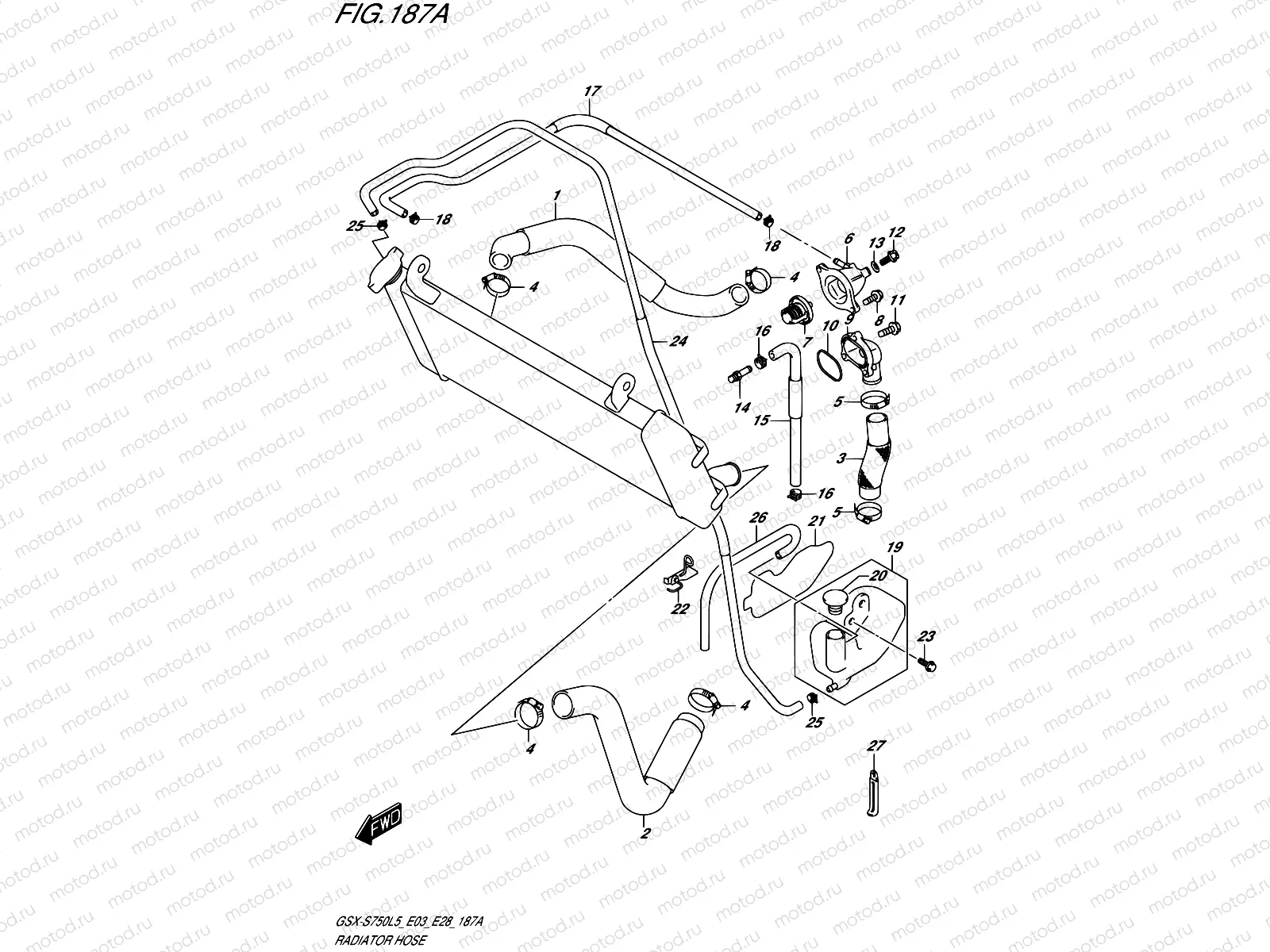 187A - RADIATOR HOSE