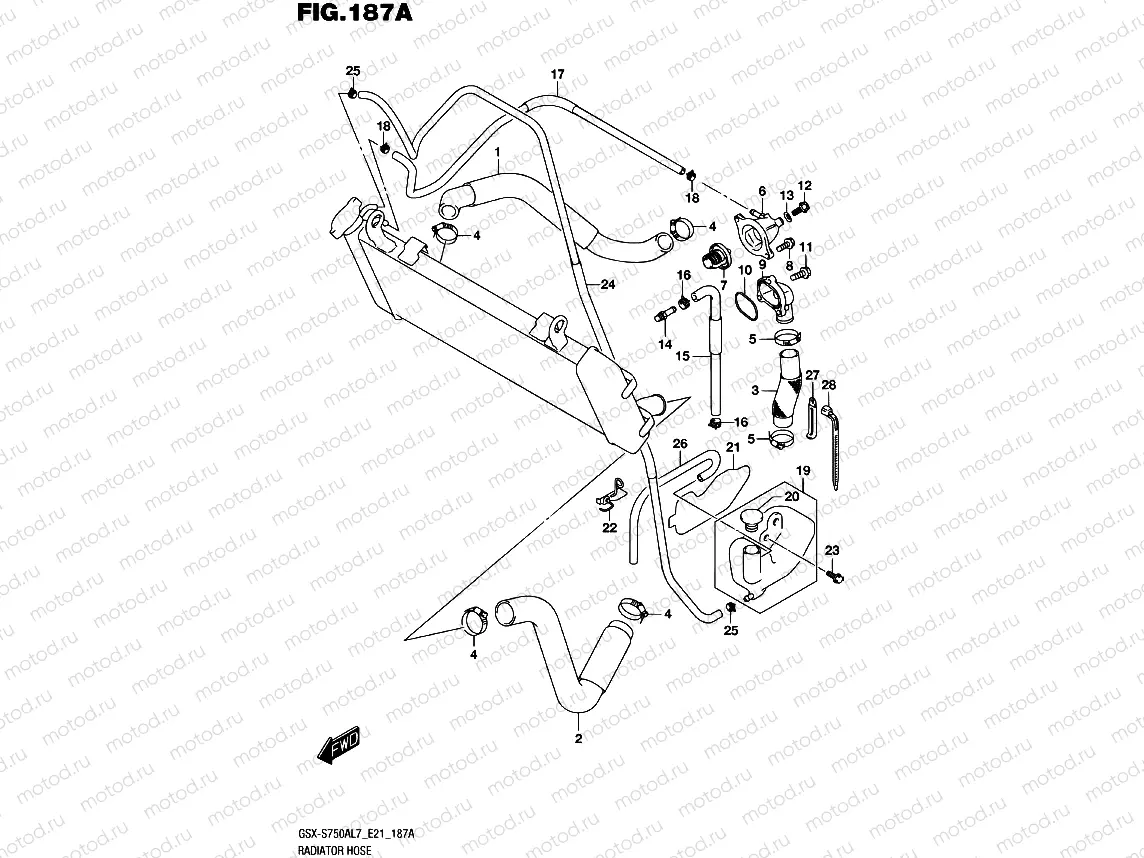 187A - RADIATOR HOSE