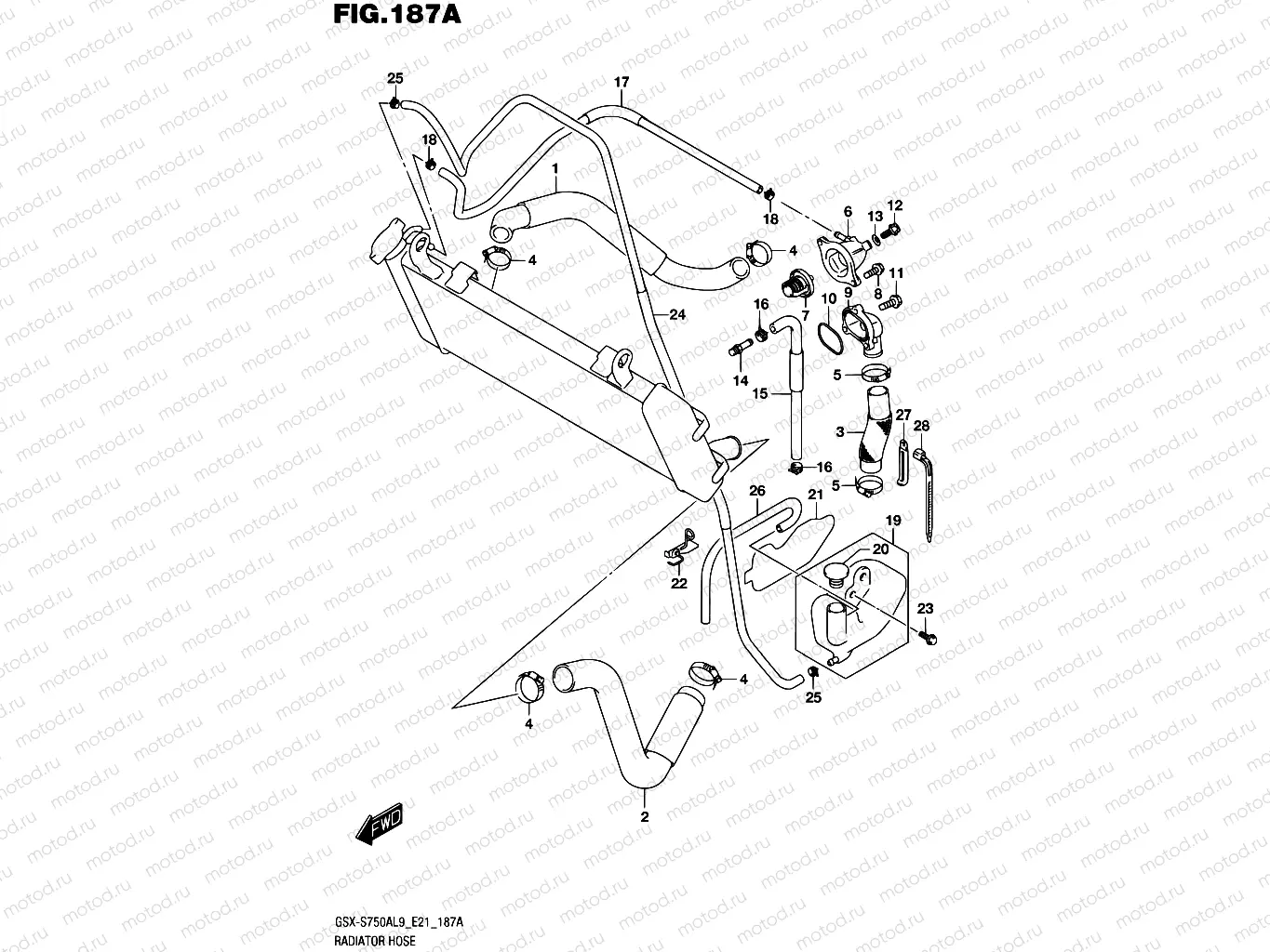 187A - RADIATOR HOSE