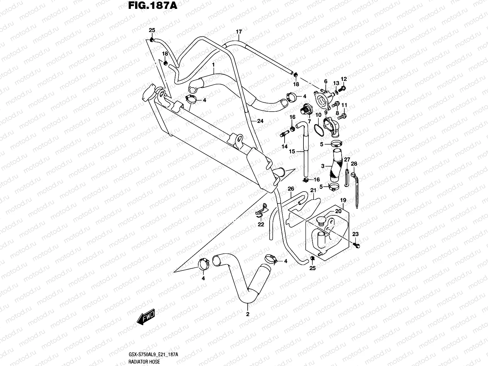 187A - RADIATOR HOSE