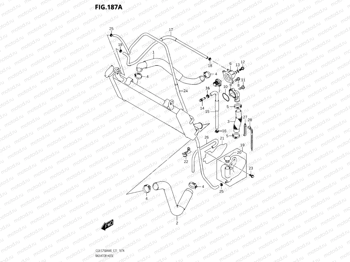 187A - RADIATOR HOSE