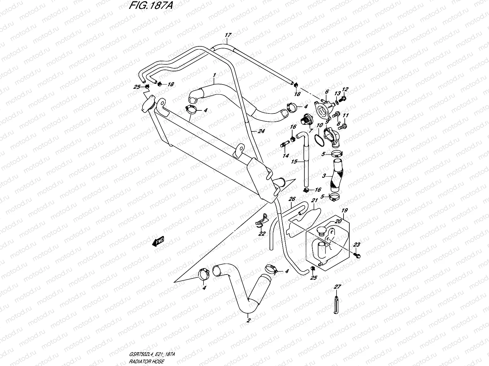 187A - RADIATOR HOSE