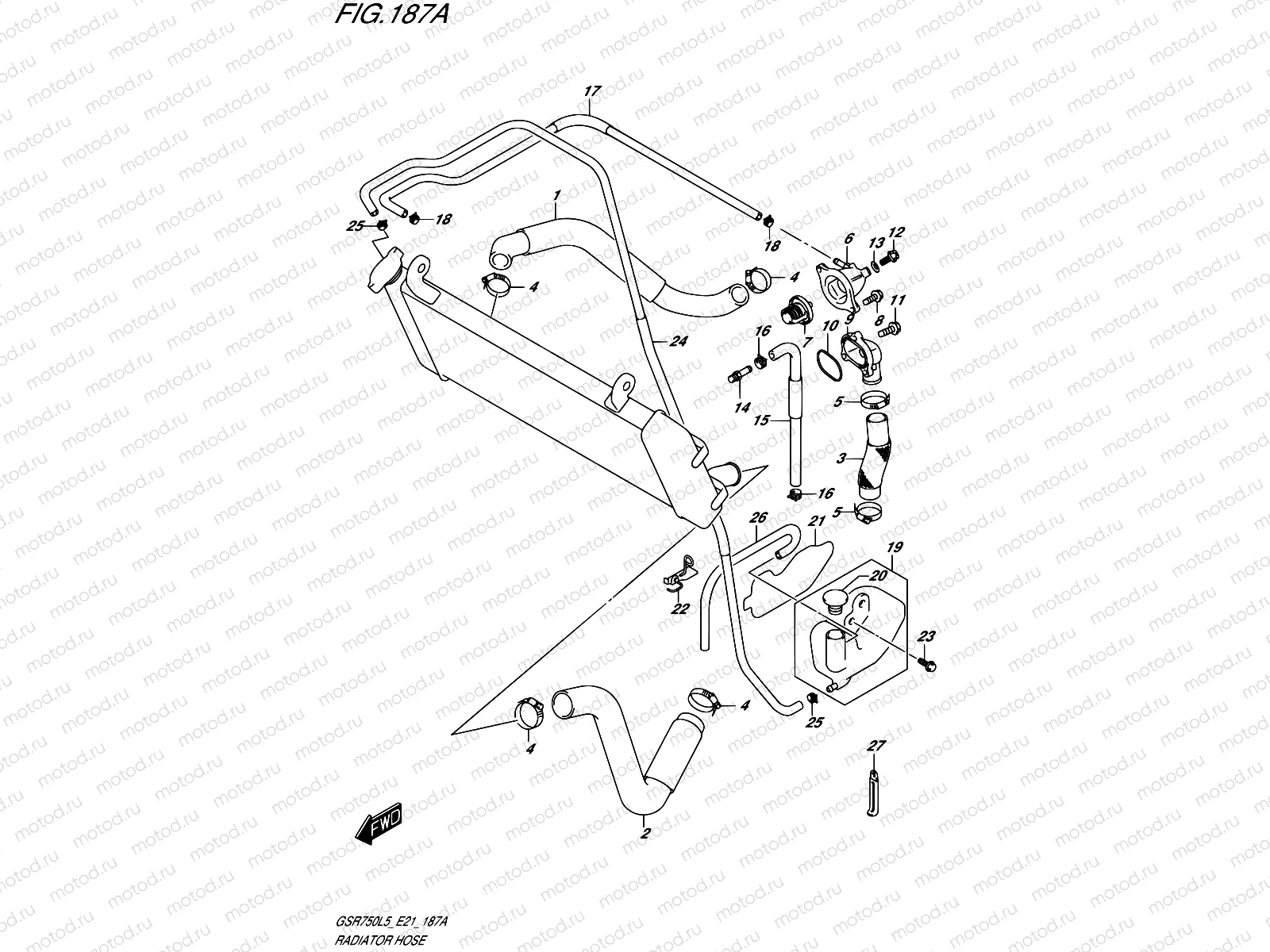 187A - RADIATOR HOSE