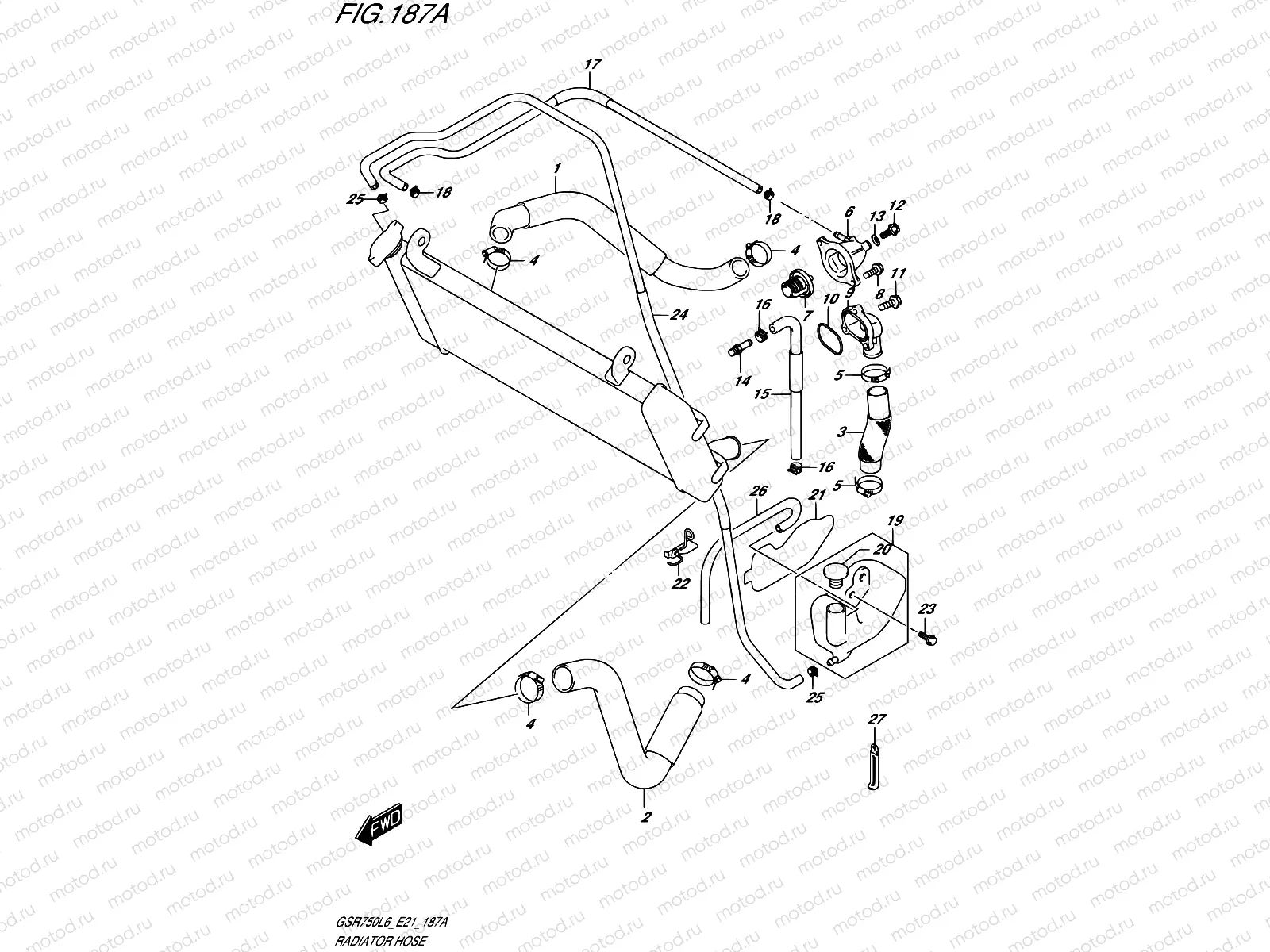 187A - RADIATOR HOSE