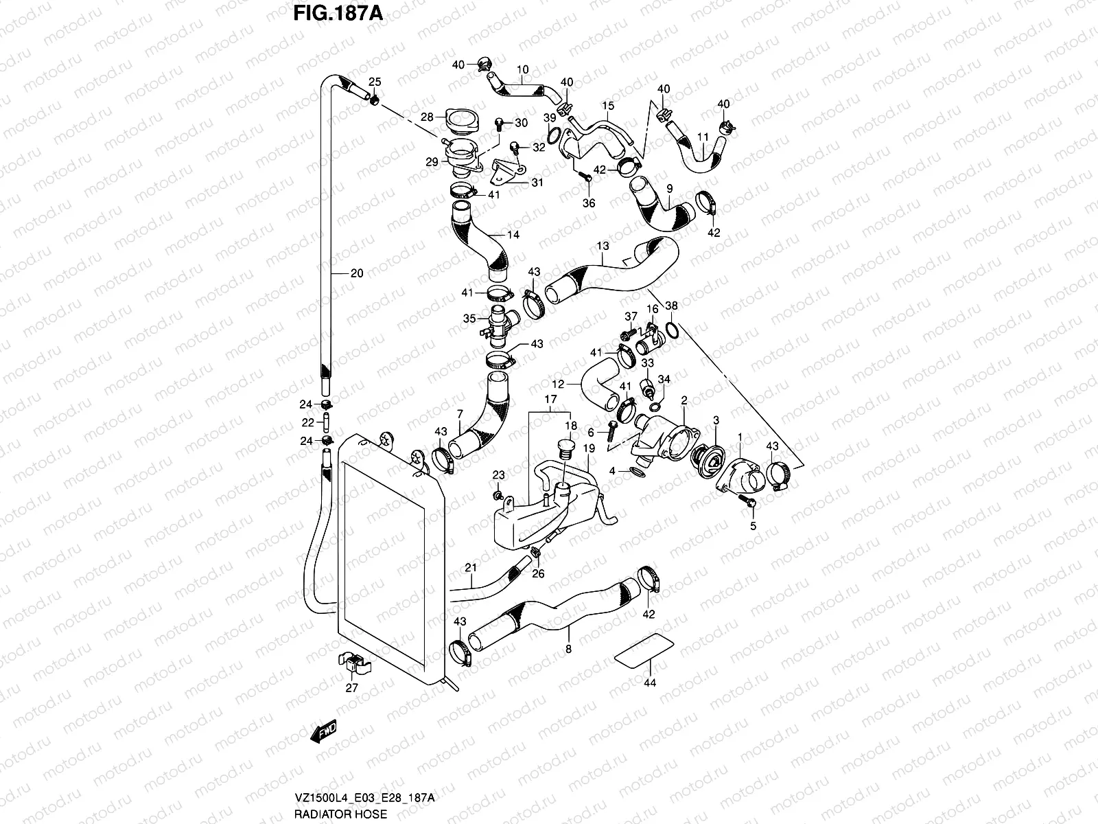 187A - RADIATOR HOSE