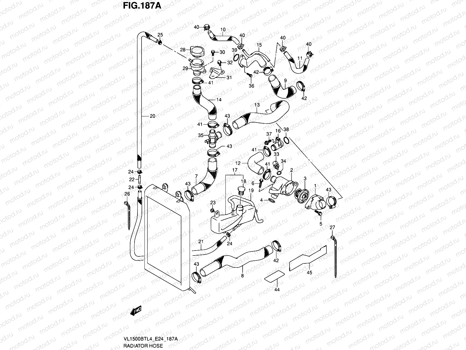 187A - RADIATOR HOSE
