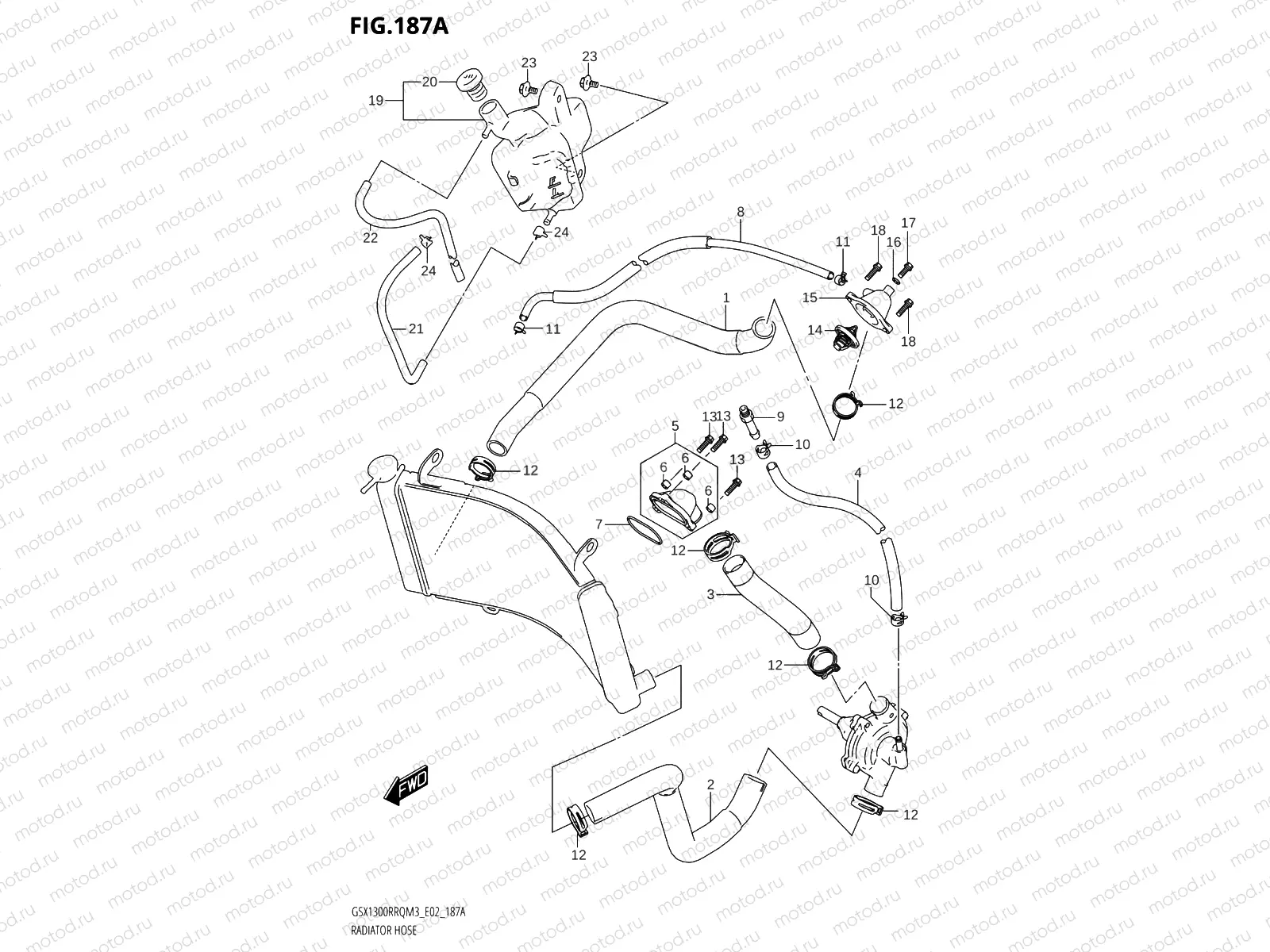 187A - RADIATOR HOSE