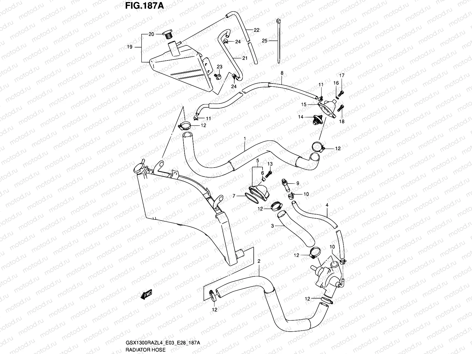 187A - RADIATOR HOSE