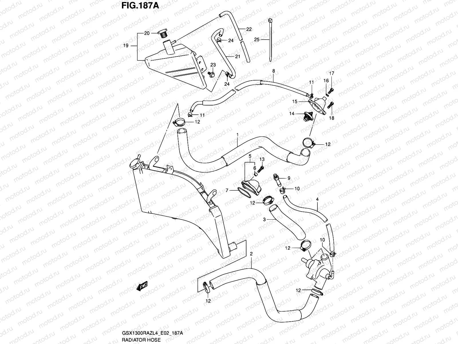 187A - RADIATOR HOSE