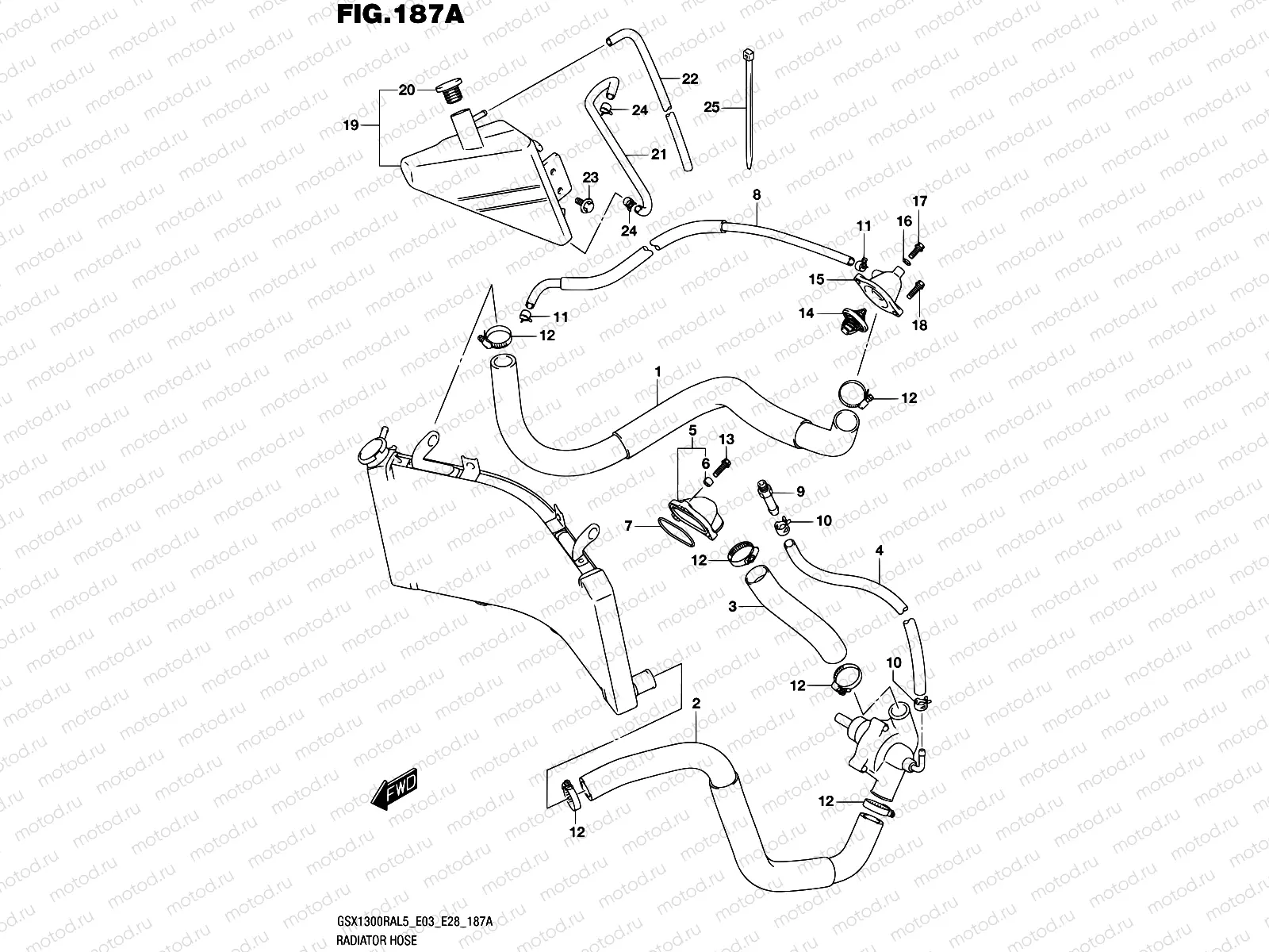 187A - RADIATOR HOSE
