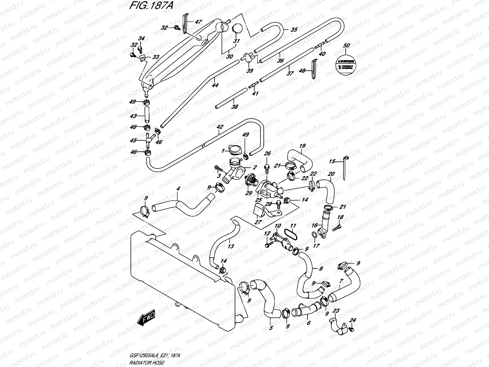 187A - RADIATOR HOSE