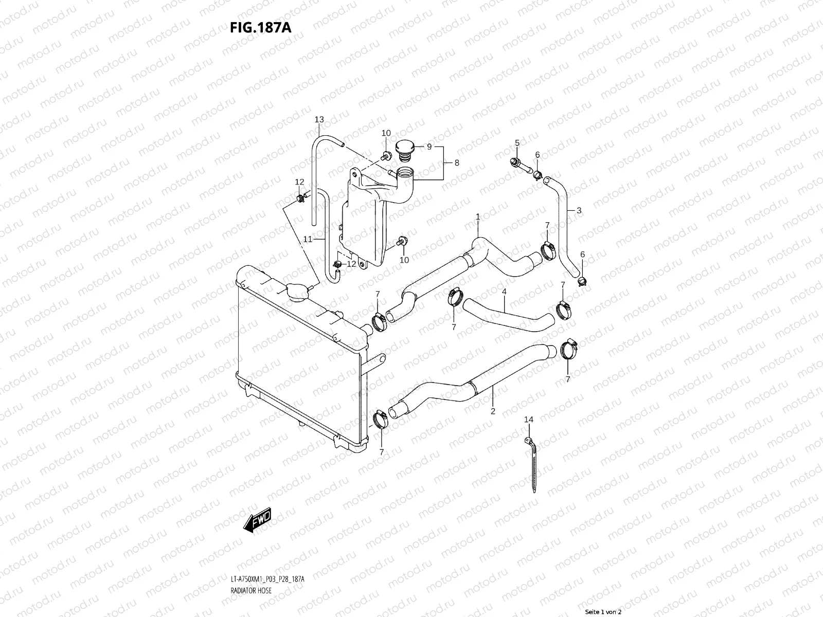 187A - RADIATOR PANTS
