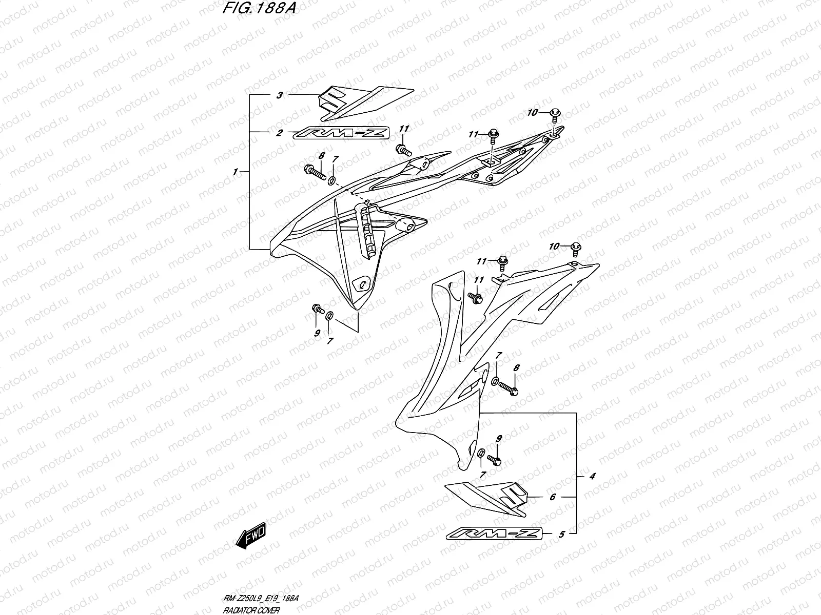 188A - RADIATOR COVER