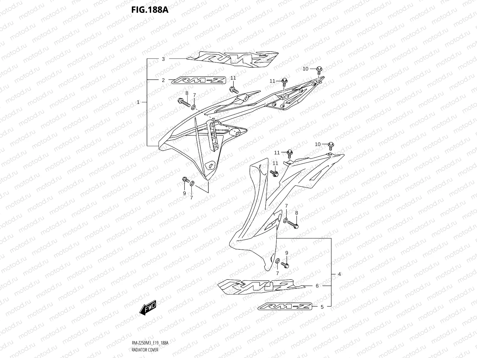 188A - RADIATOR COVER