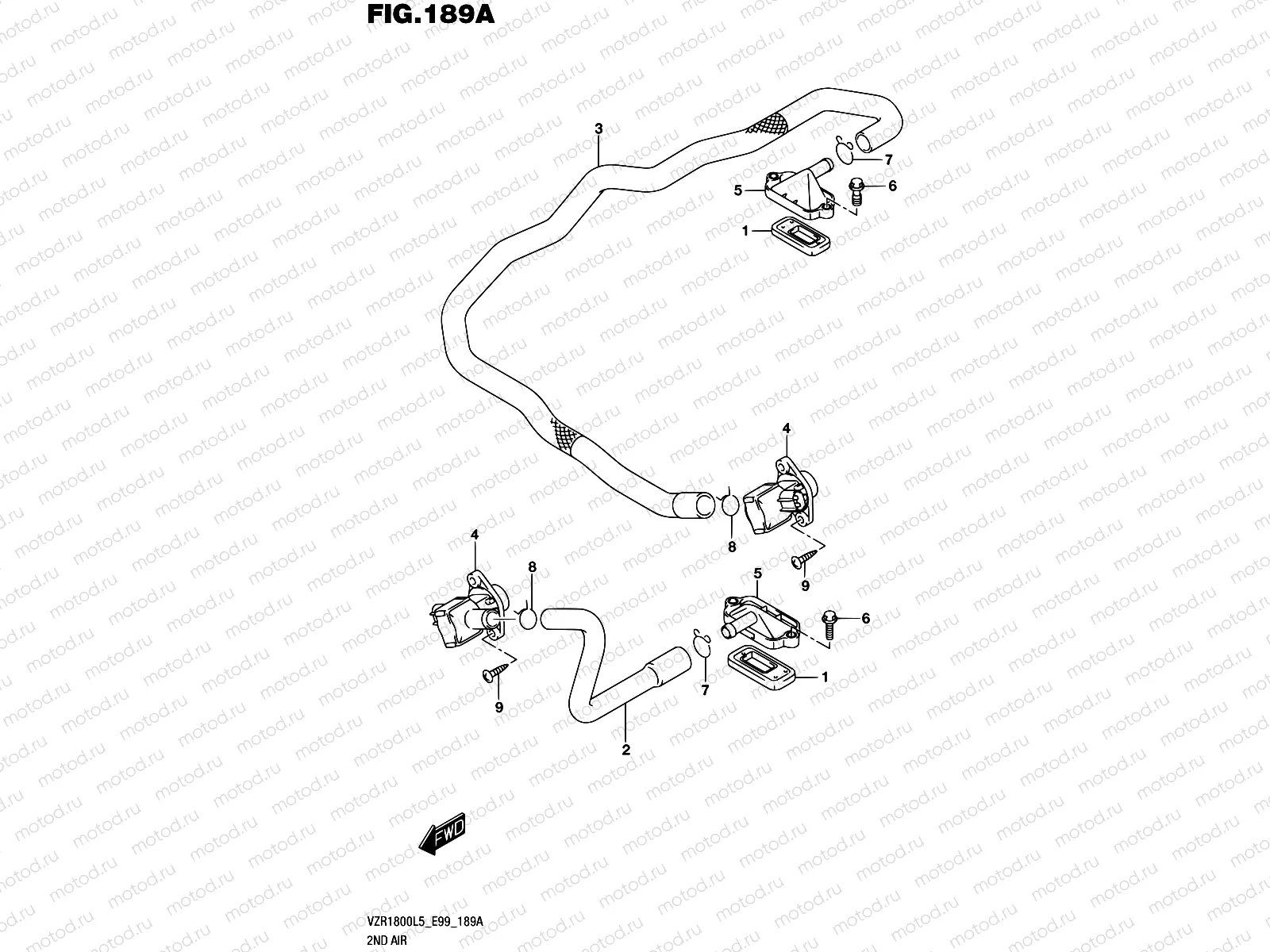 189A - 2ND AIR (VZR1800L5 E99)