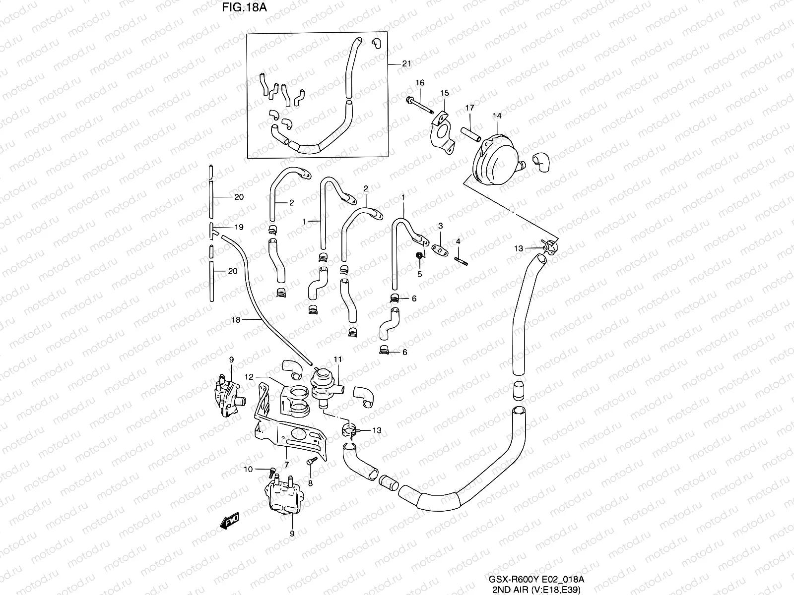18A - 2ND AIR (MODEL V E18,E39)