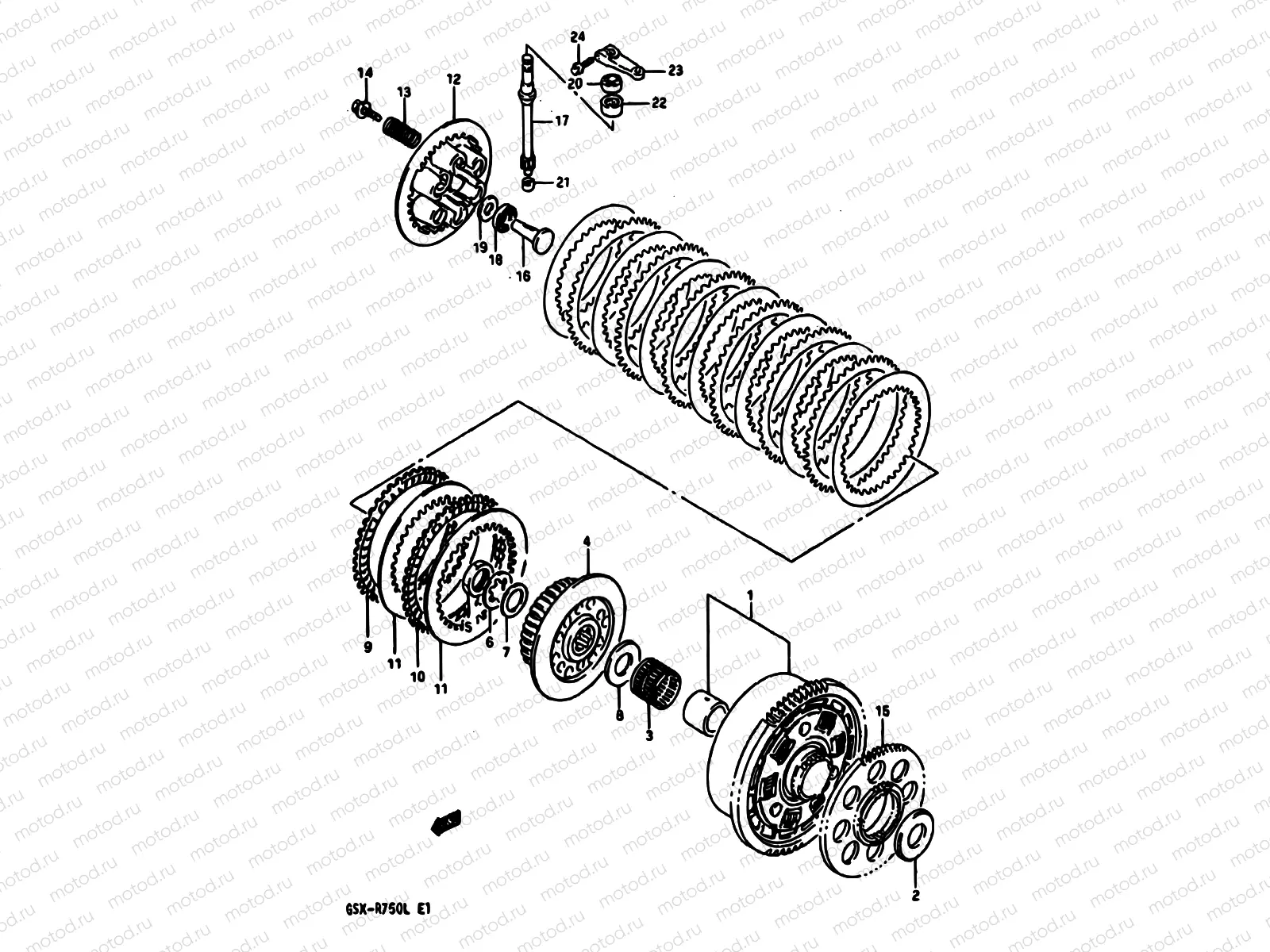 18A - CLUTCH (MODEL L)