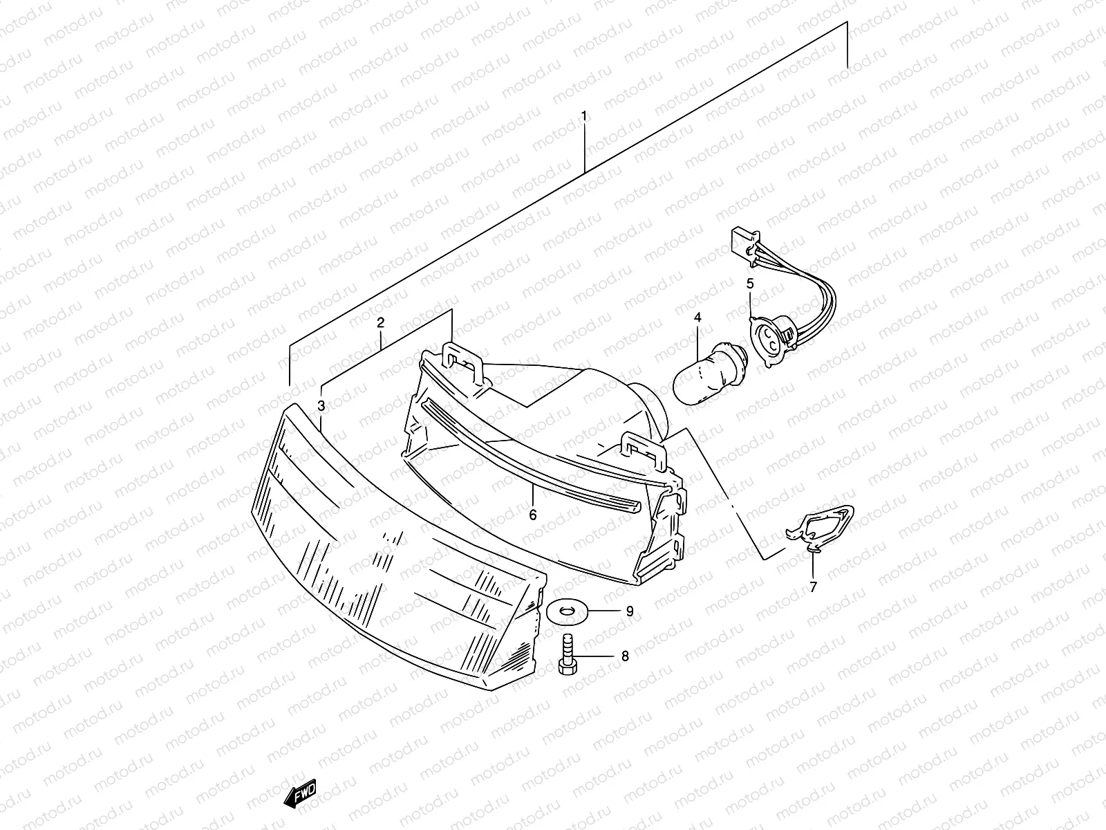 18A - HEAD LAMP (F.NO.219351%)