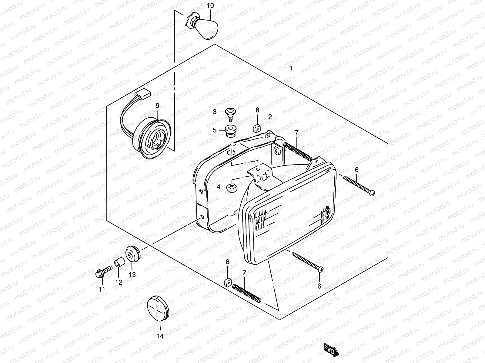 18A - HEADLAMP (P09)