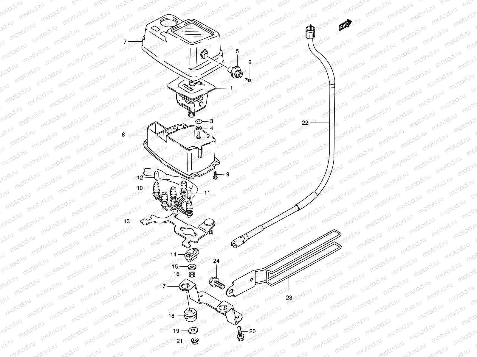 18A - SPEEDOMETER (MODEL N P09,MODEL R P31)