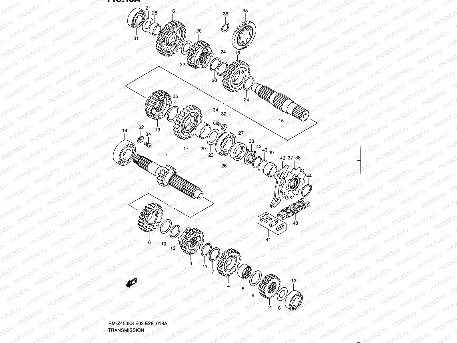 18A - TRANSMISSION (RM-Z450L1)