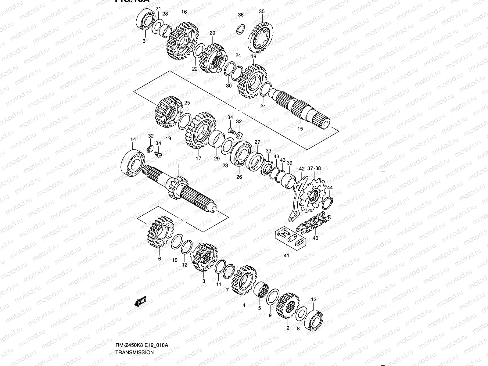 18A - TRANSMISSION (RM-Z450L1)