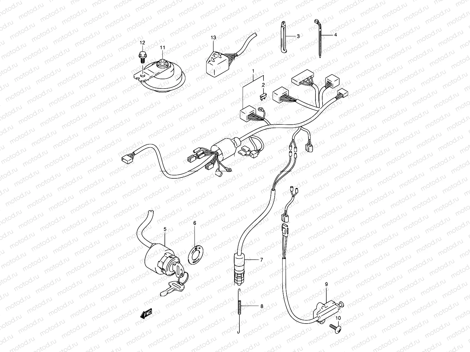 18A - WIRING HARNESS (MODEL Y)