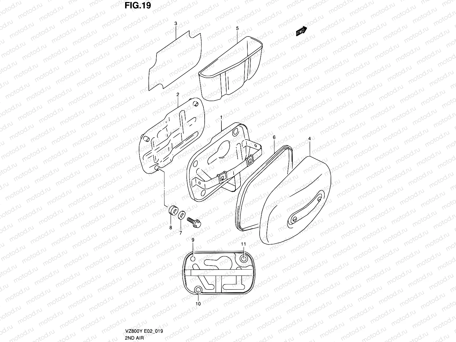19 - 2ND AIR (MODEL V/W EXCEPT E18)