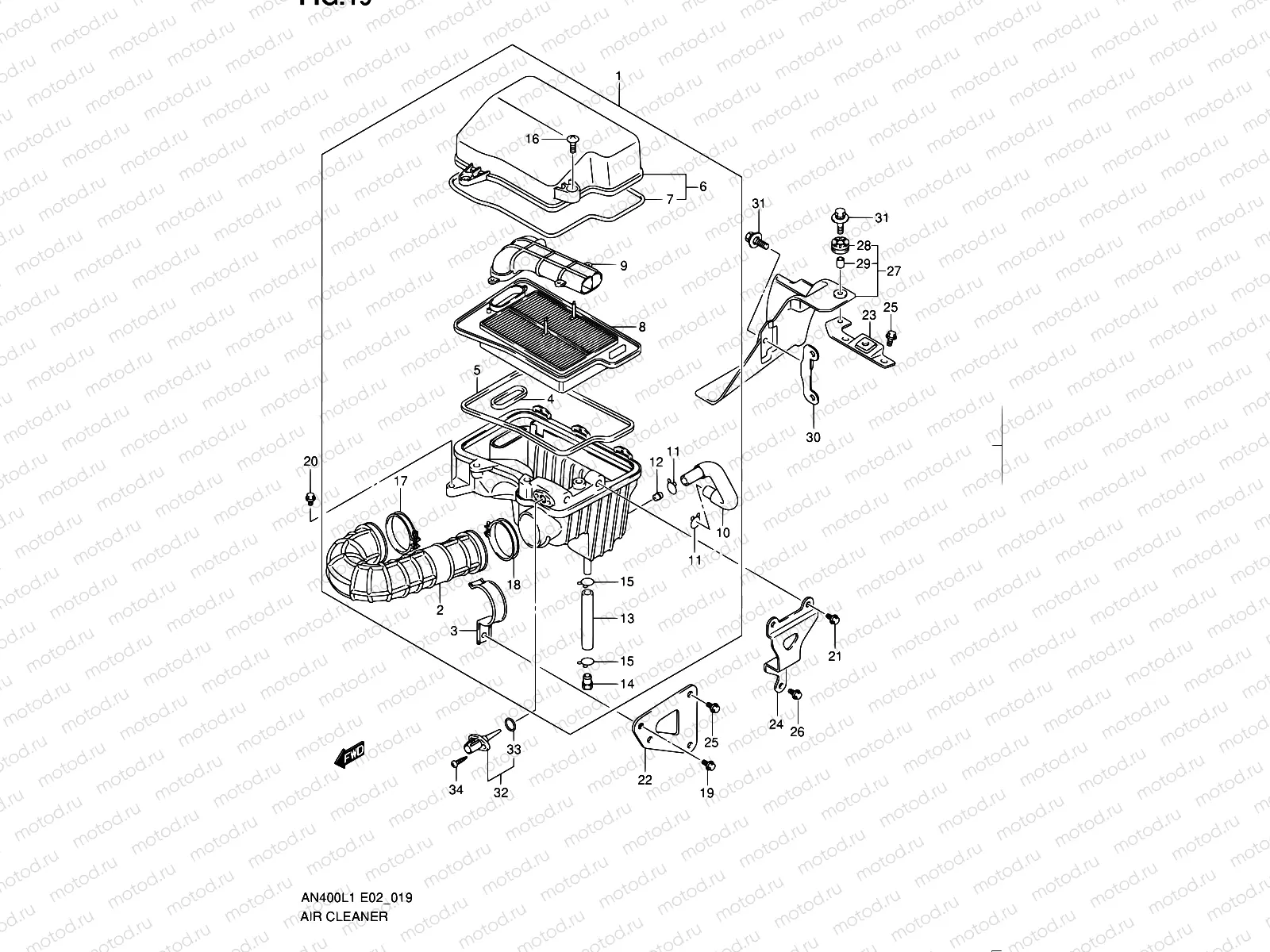 19 - AIR CLEANER