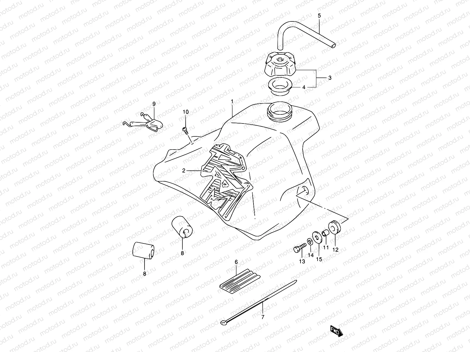 19 - FUEL TANK (MODEL T)