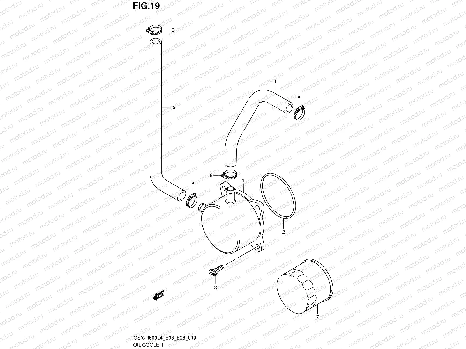 19 - OIL COOLER