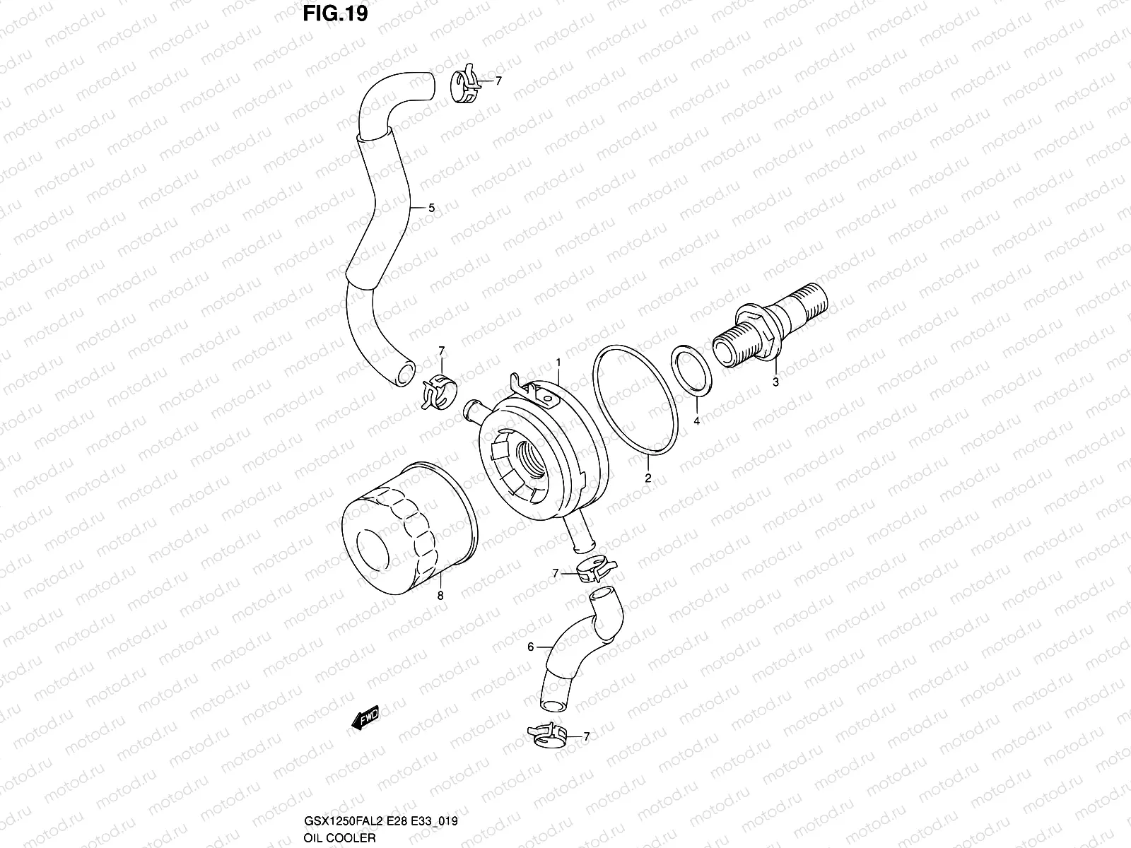 19 - OIL COOLER