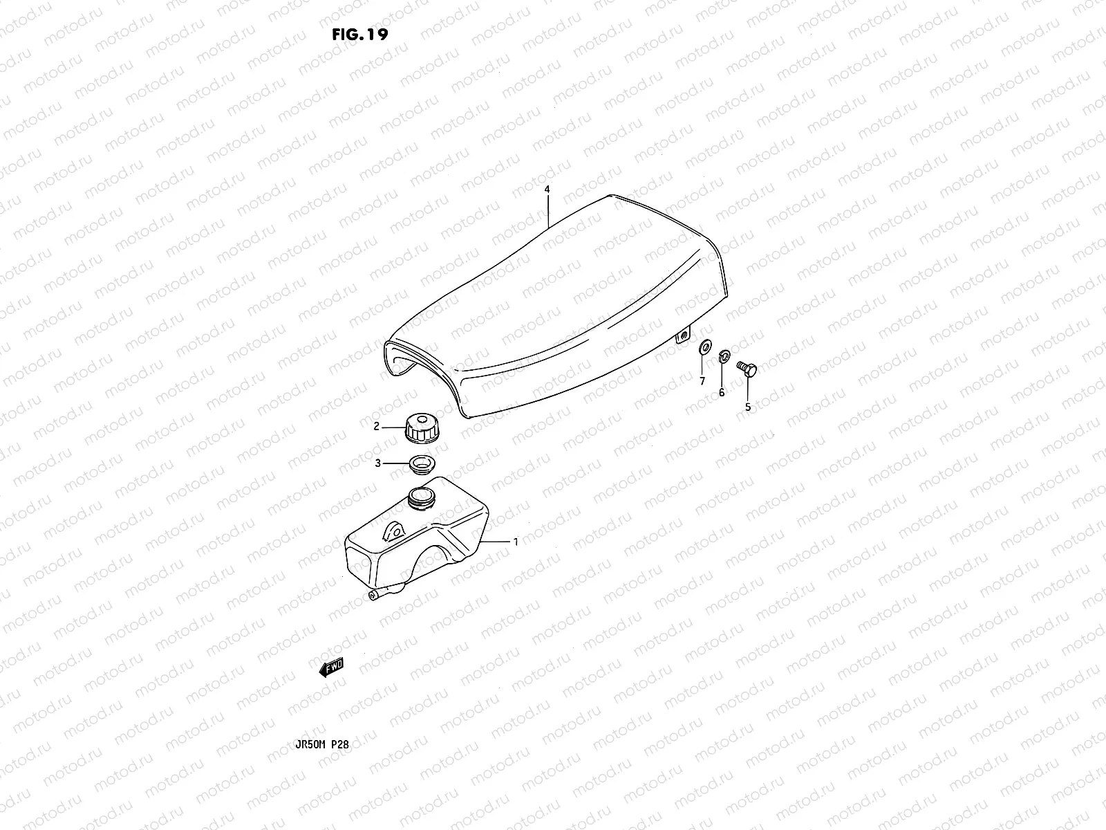 19 - OIL TANK - SEAT