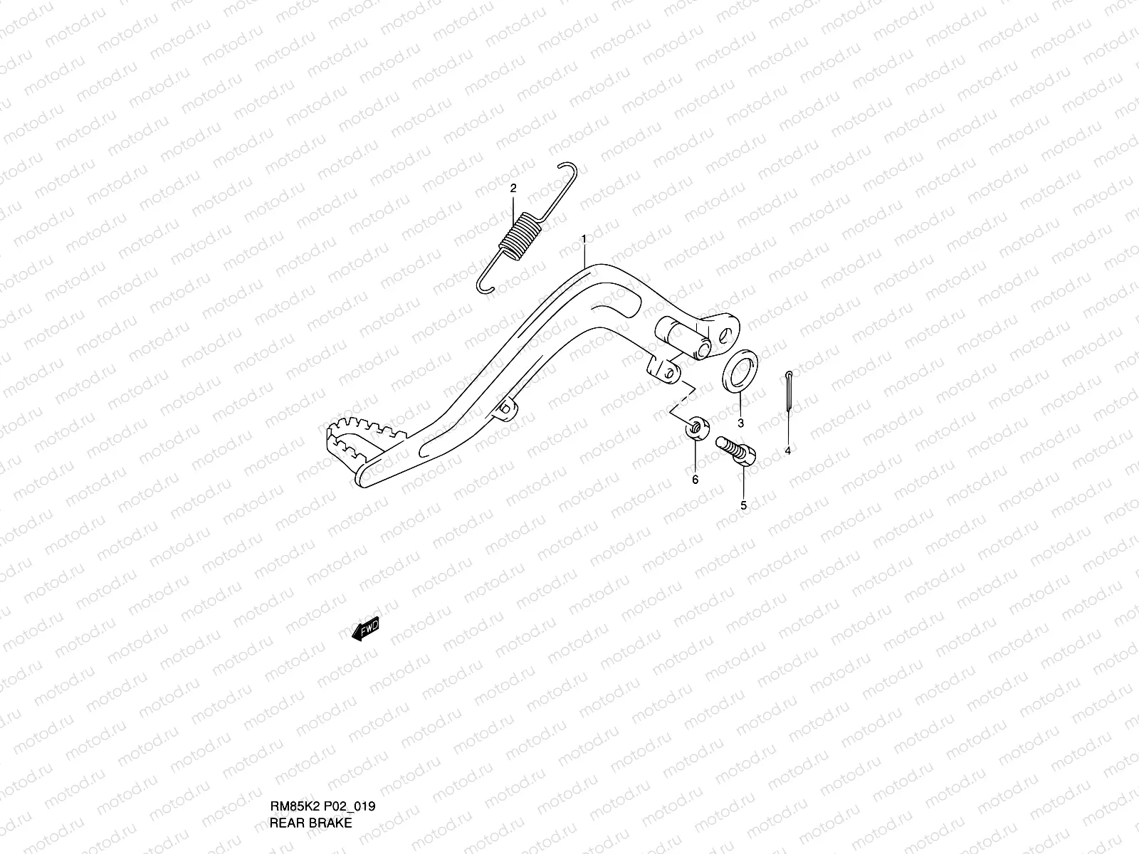19 - REAR BRAKE