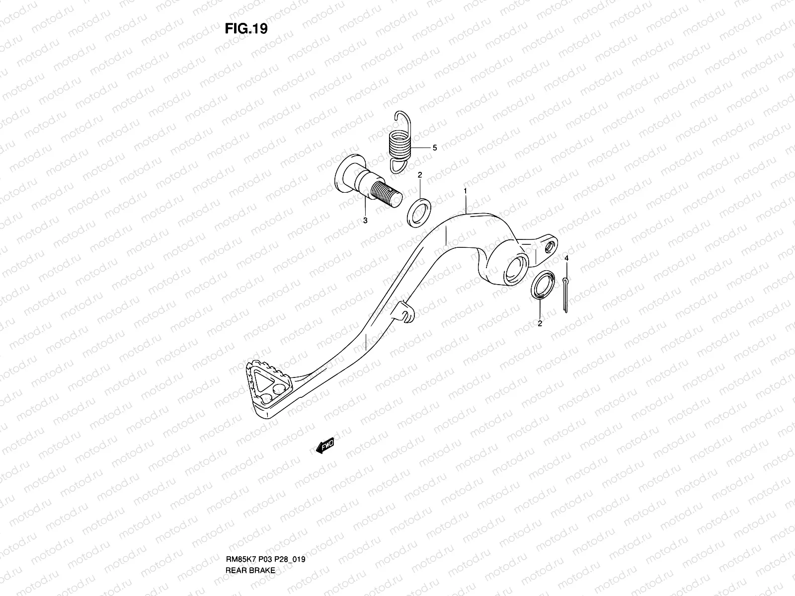 19 - REAR BRAKE