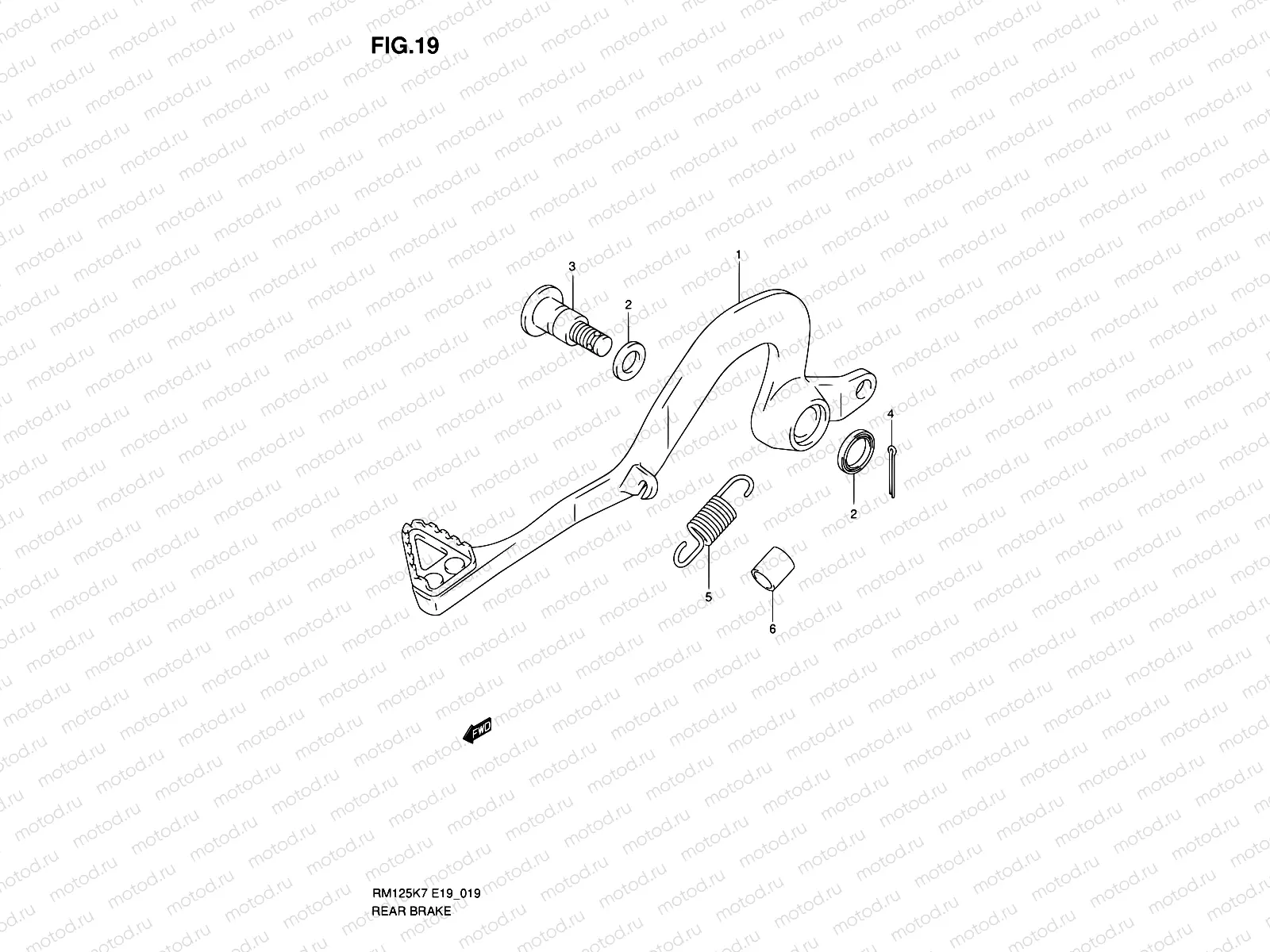 19 - REAR BRAKE