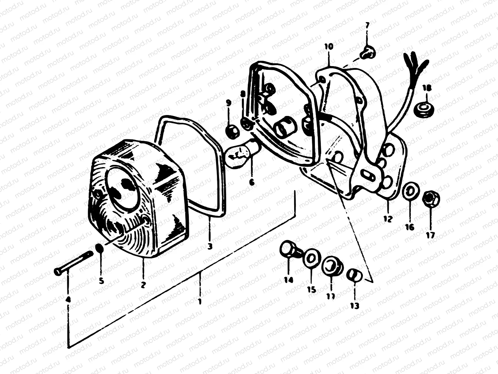 19 - REAR COMBINATION LAMP
