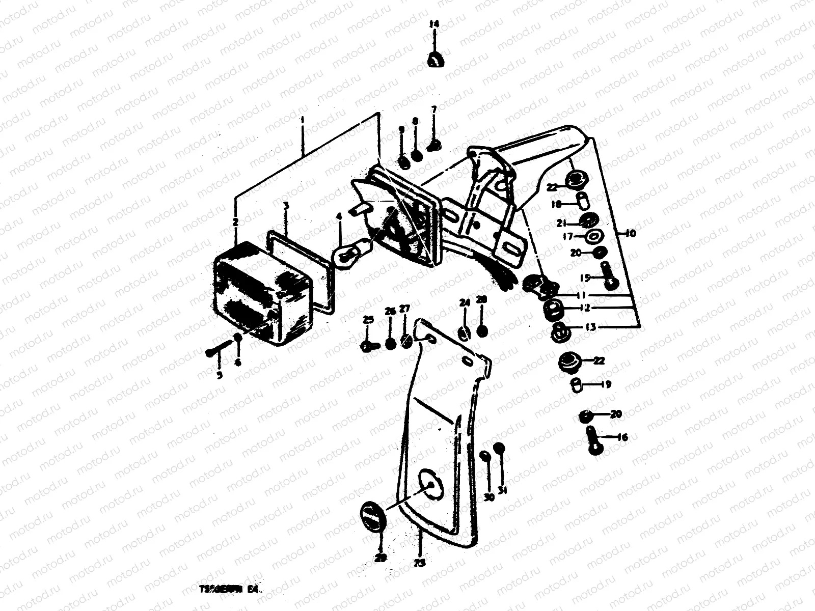 19 - REAR COMBINATION LAMP