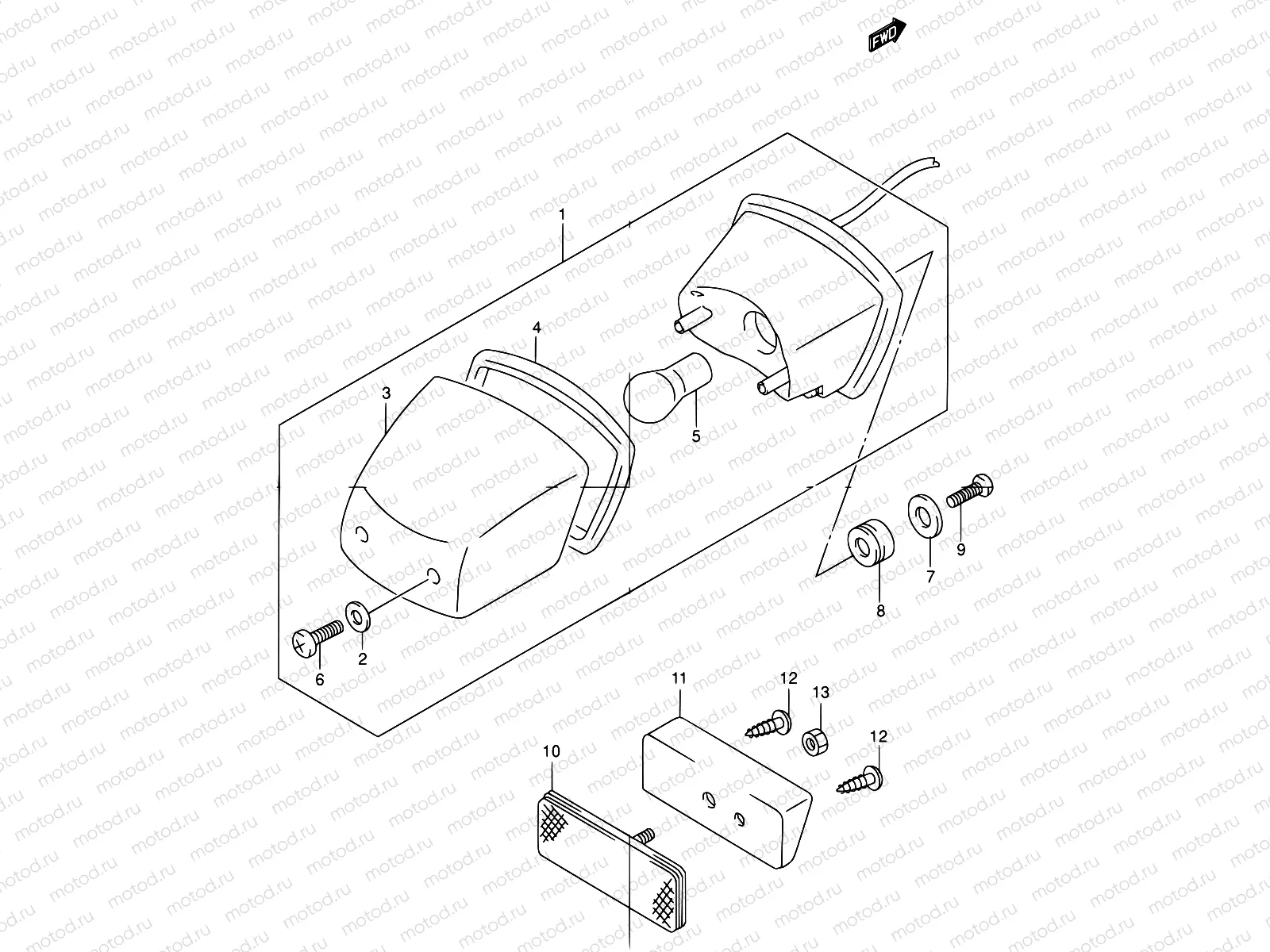 19 - REAR COMBINATION LAMP