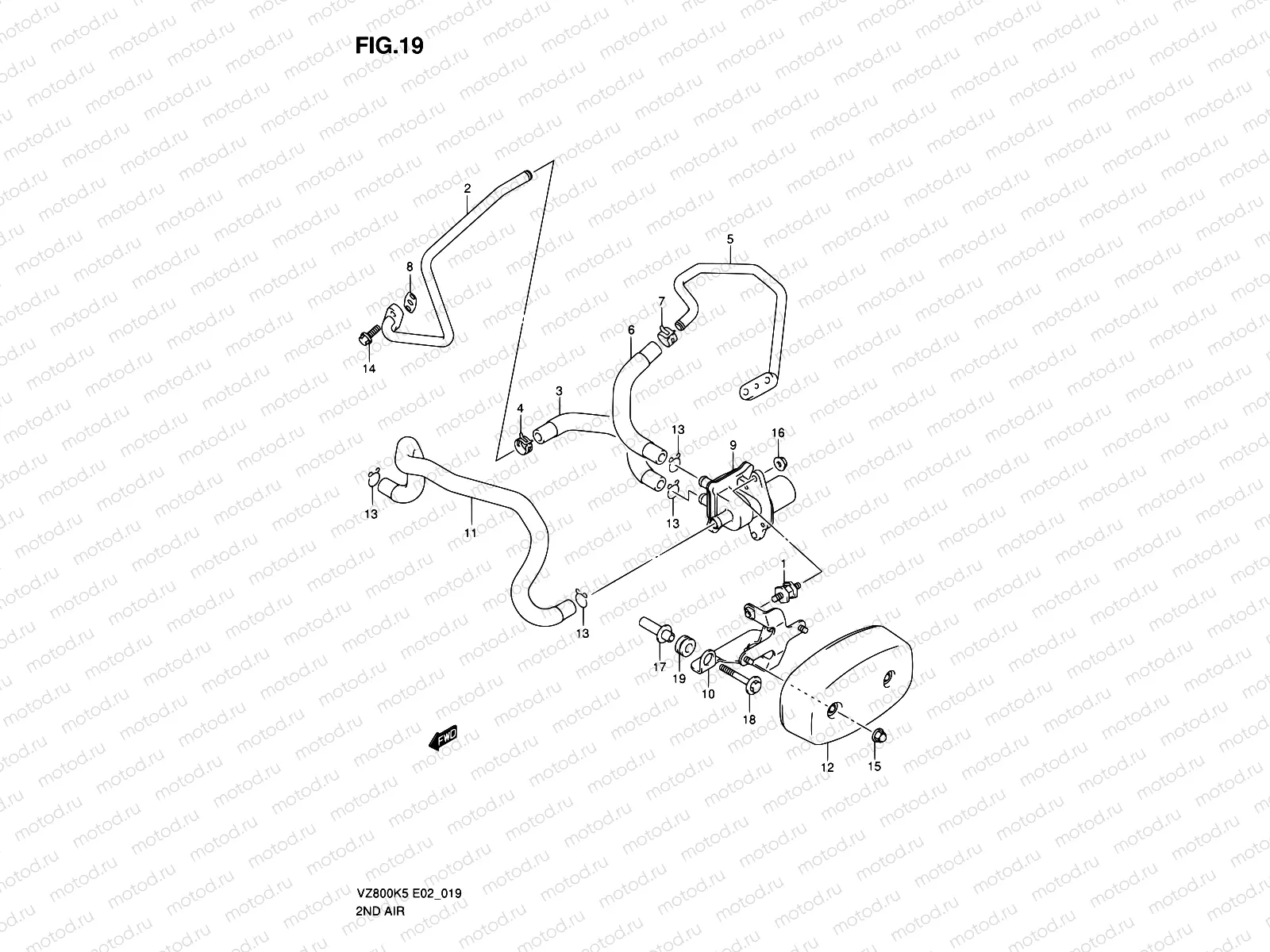 19 - SECOND AIR (MODEL K5/K6/K7/K8)