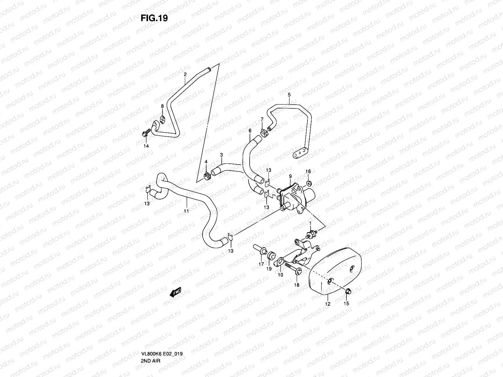 19 - SECOND AIR (MODEL K6/K7/K8)