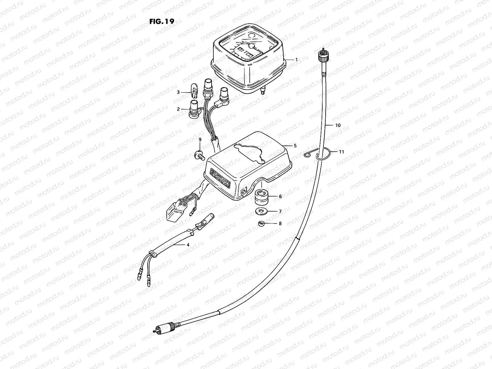 19 - SPEEDOMETER (E16,E43)