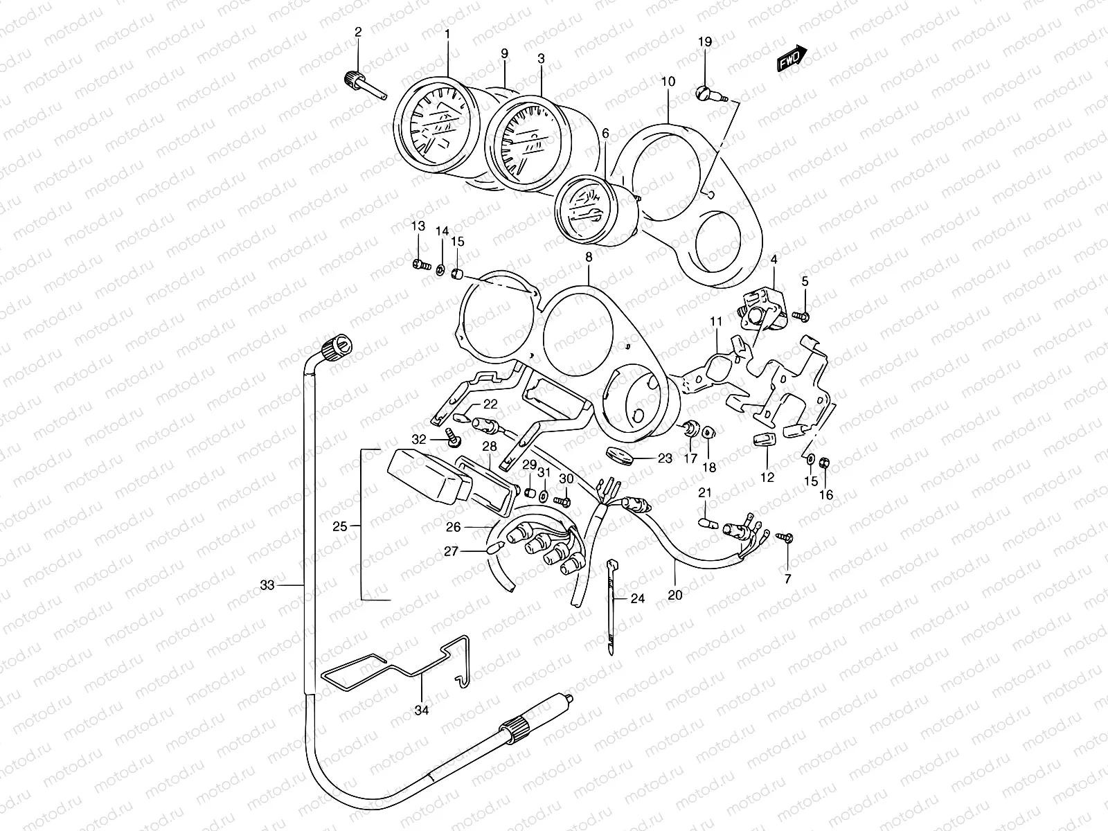 19 - SPEEDOMETER - TACHOMETER