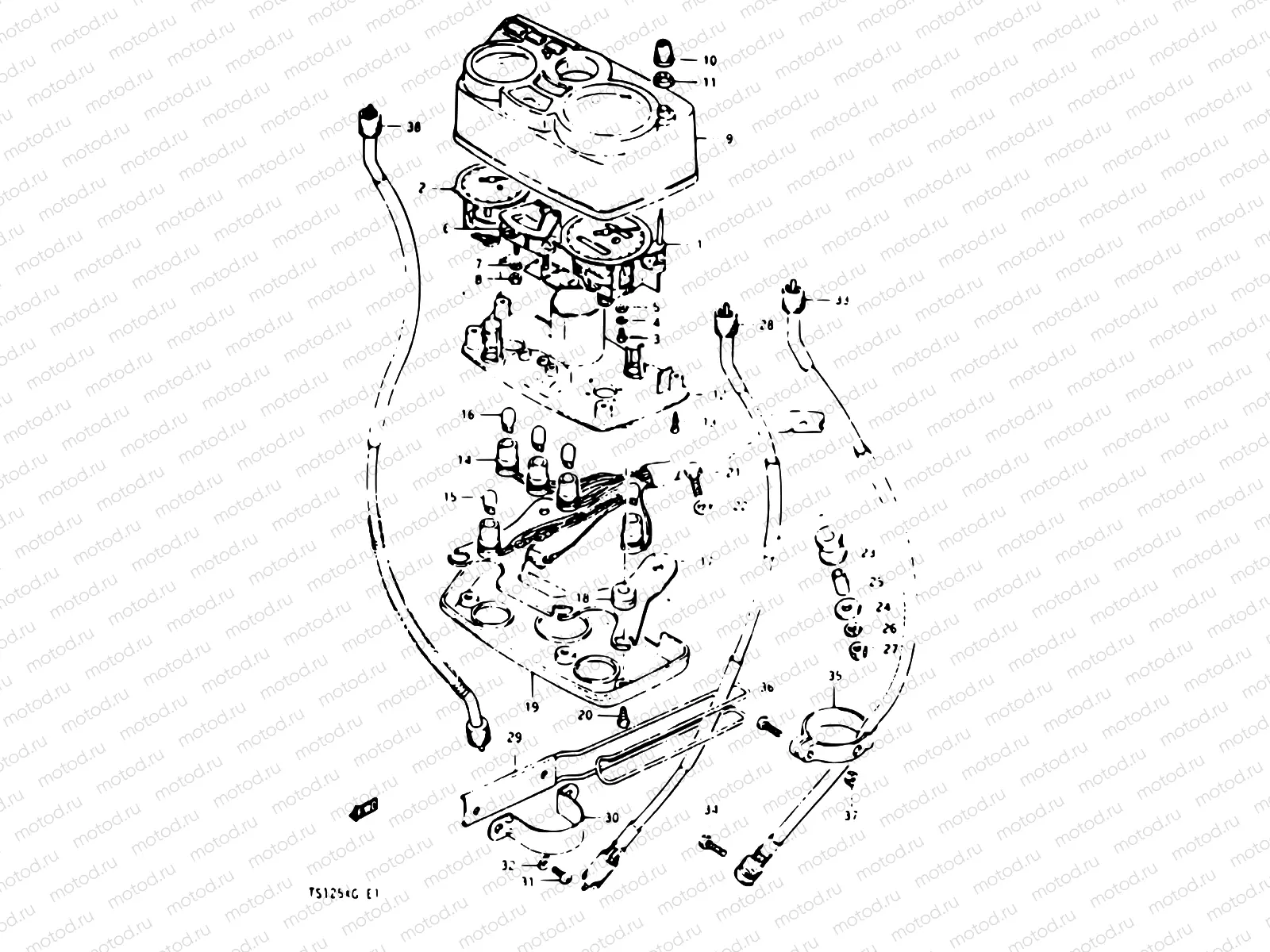 19 - SPEEDOMETER - TACHOMETER (MODEL E)