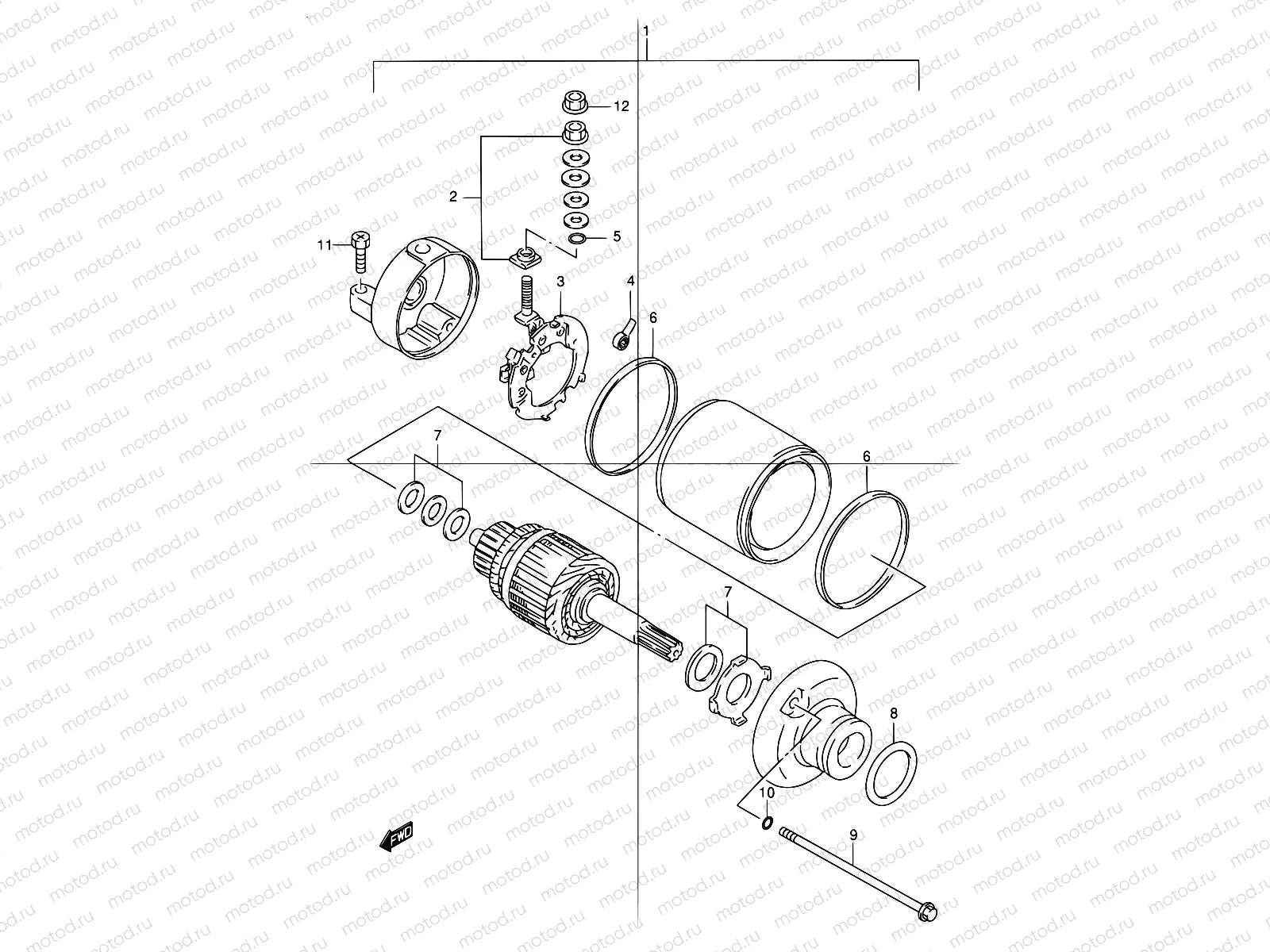 19 - STARTING MOTOR