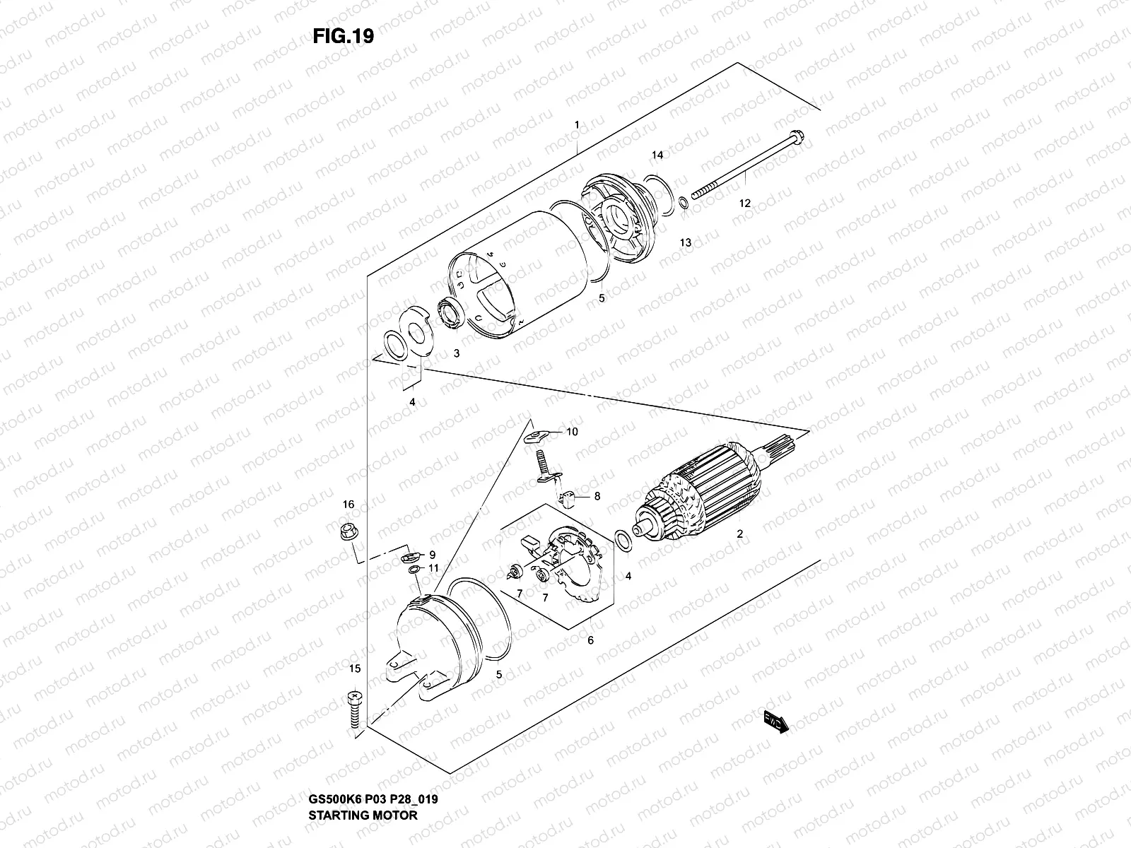 19 - STARTING MOTOR