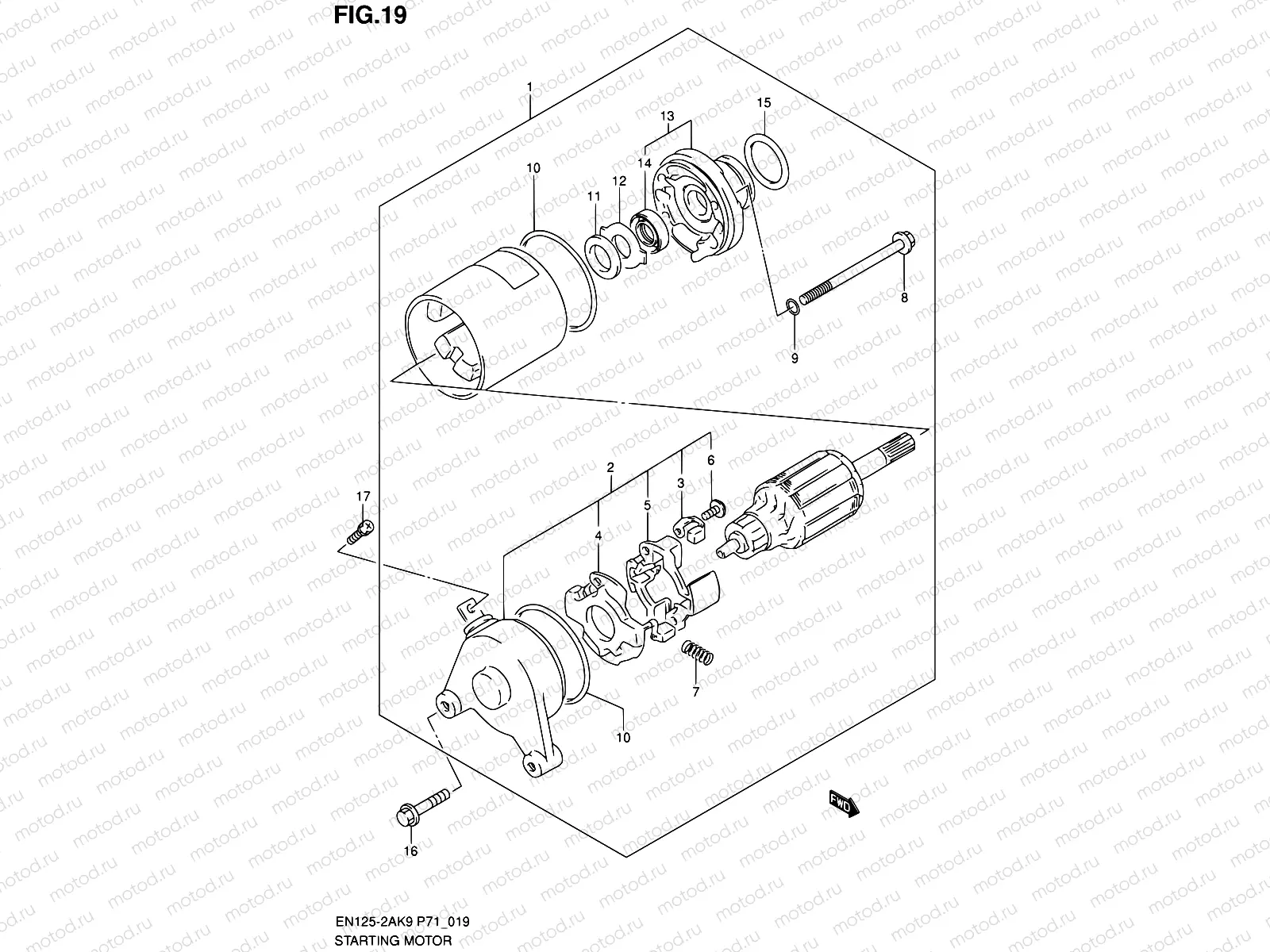 19 - STARTING MOTOR (DAICHOKOU)